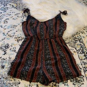 Romper with adjustable straps